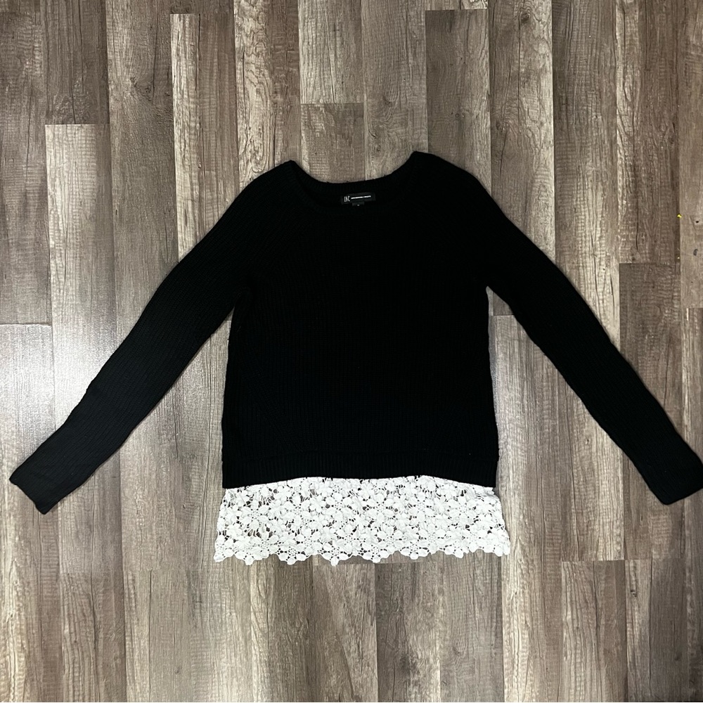 INC International Concepts. Black sweater. Size M
